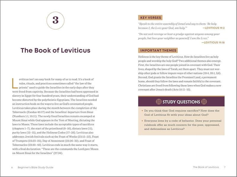The Beginner's Bible Study Guide (50% OFF)